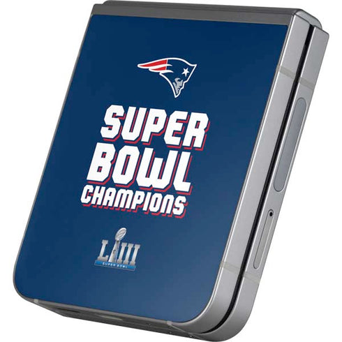 NFL Patriots Super Bowl LIII Champions Galaxy Z Flip6 Skin